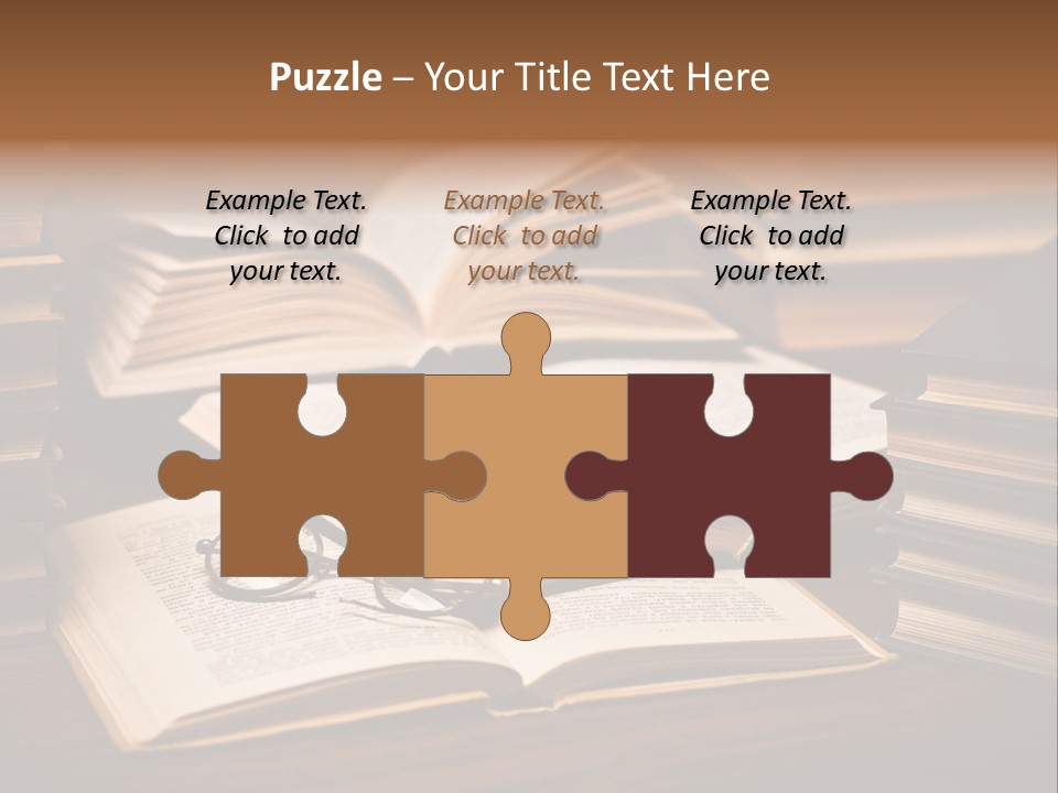 Stack Glasses Wisdom PowerPoint Template