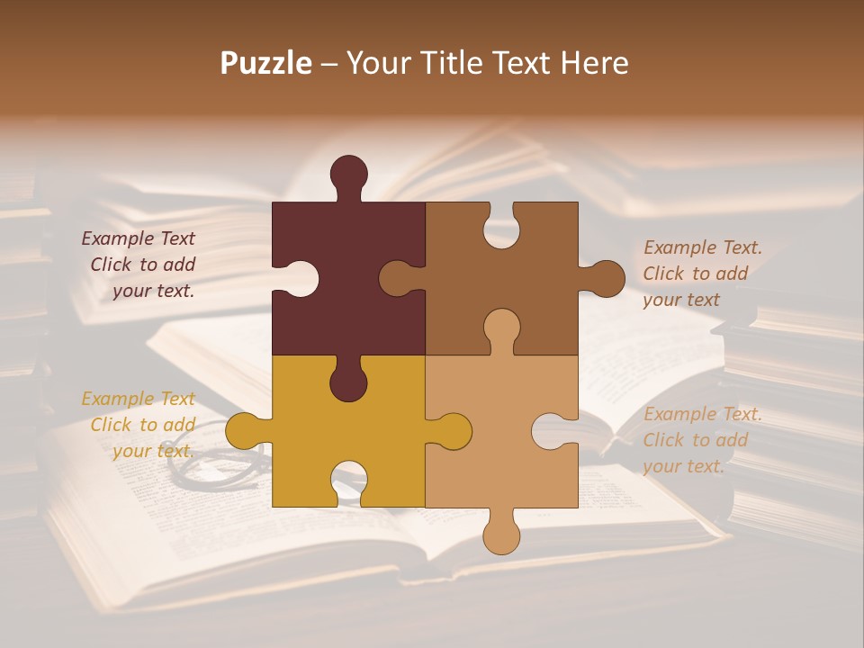 Stack Glasses Wisdom PowerPoint Template