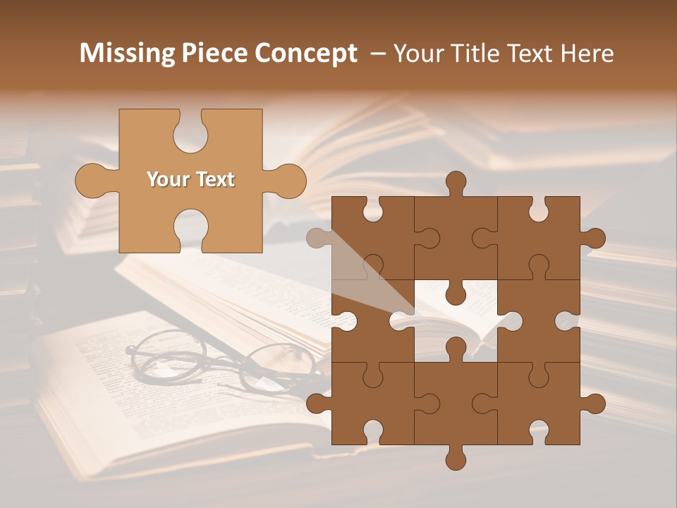 Stack Glasses Wisdom PowerPoint Template