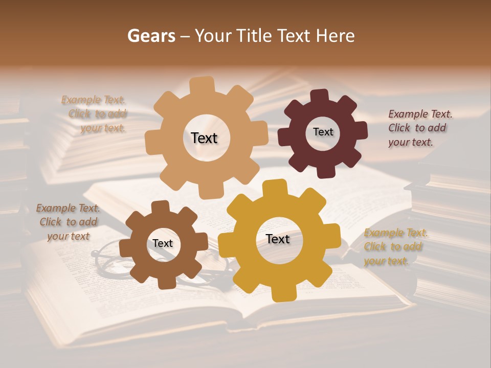 Stack Glasses Wisdom PowerPoint Template