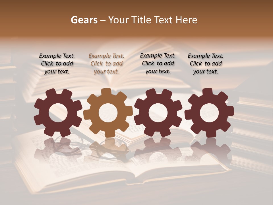 Stack Glasses Wisdom PowerPoint Template