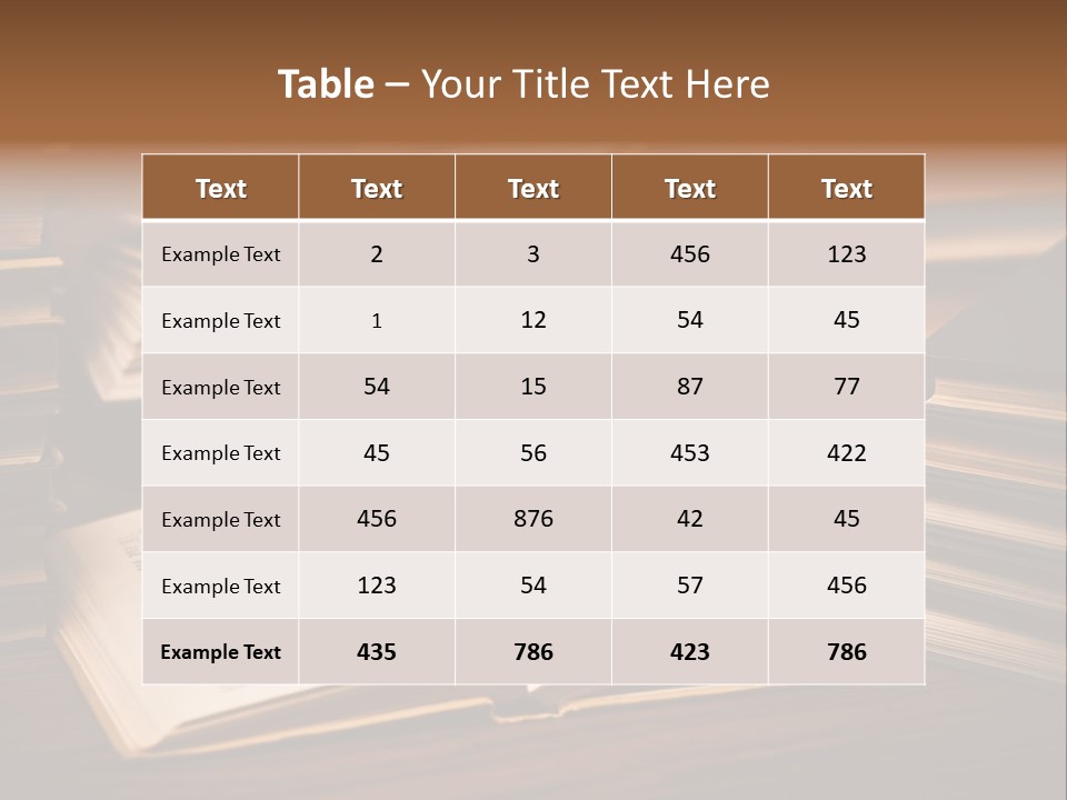 Stack Glasses Wisdom PowerPoint Template