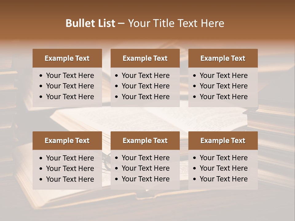 Stack Glasses Wisdom PowerPoint Template
