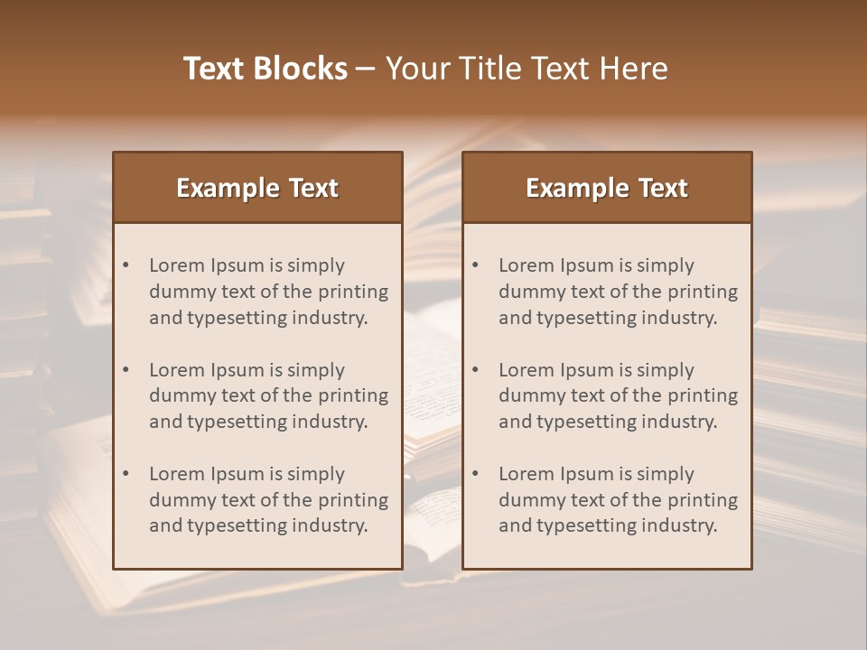 Stack Glasses Wisdom PowerPoint Template