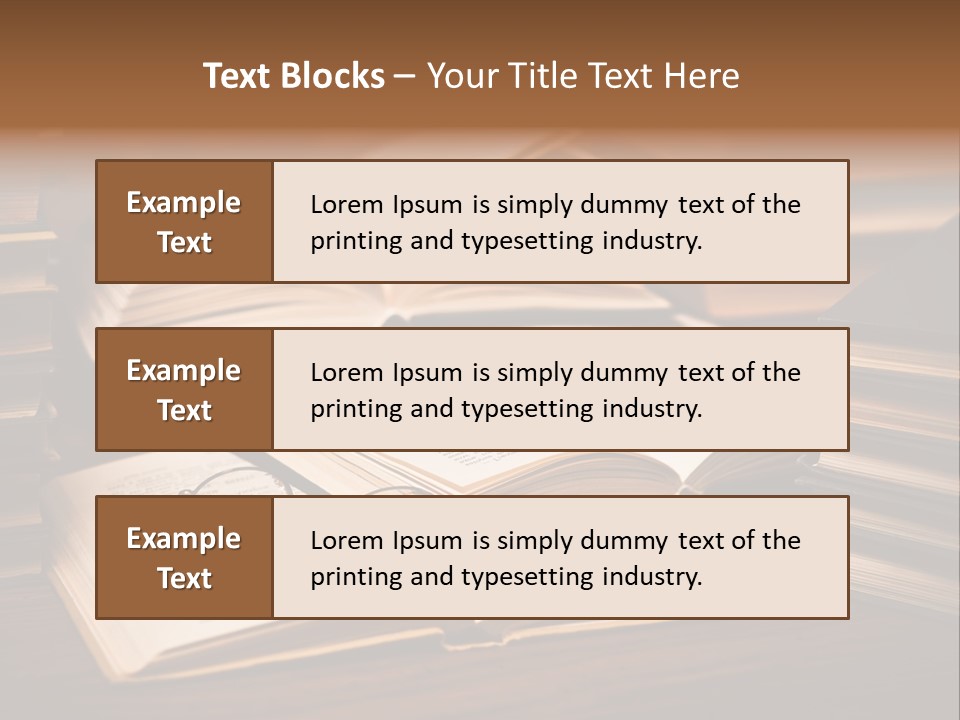 Stack Glasses Wisdom PowerPoint Template