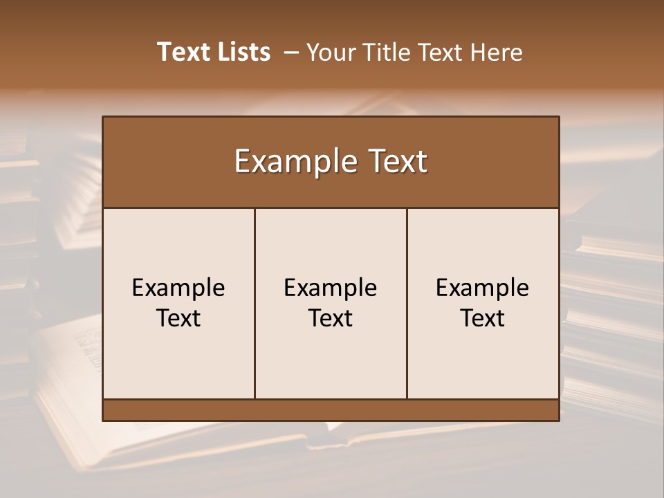 Stack Glasses Wisdom PowerPoint Template