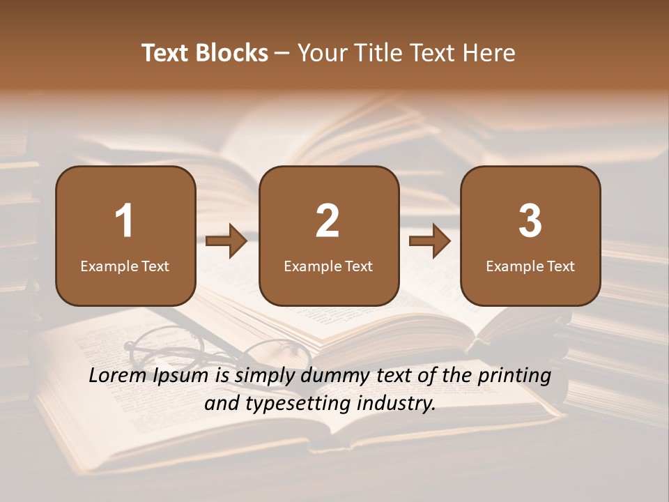 Stack Glasses Wisdom PowerPoint Template