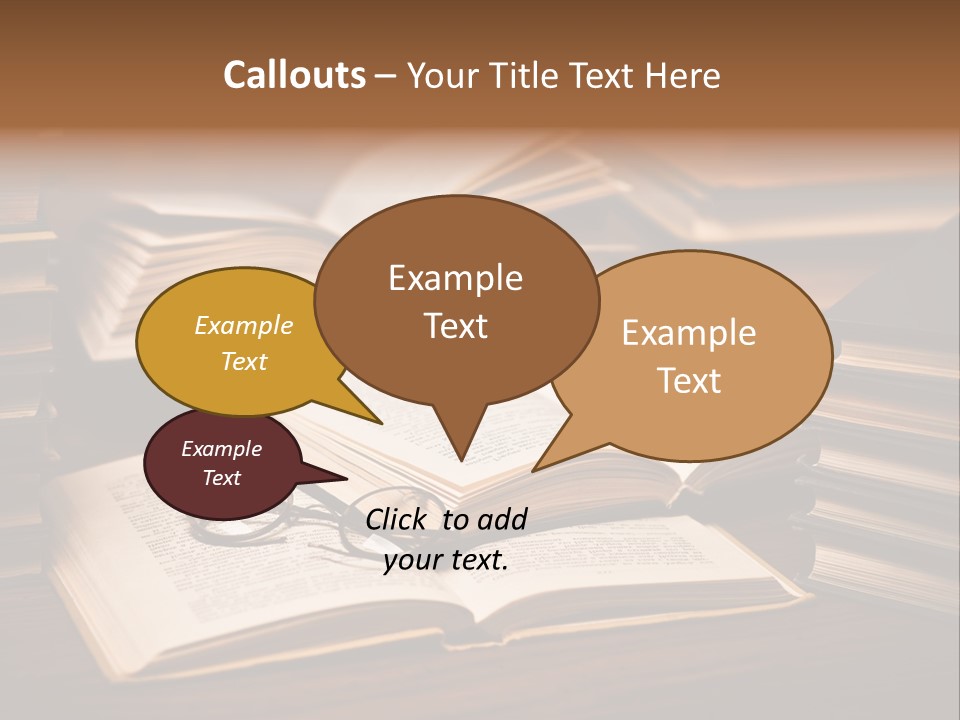 Stack Glasses Wisdom PowerPoint Template