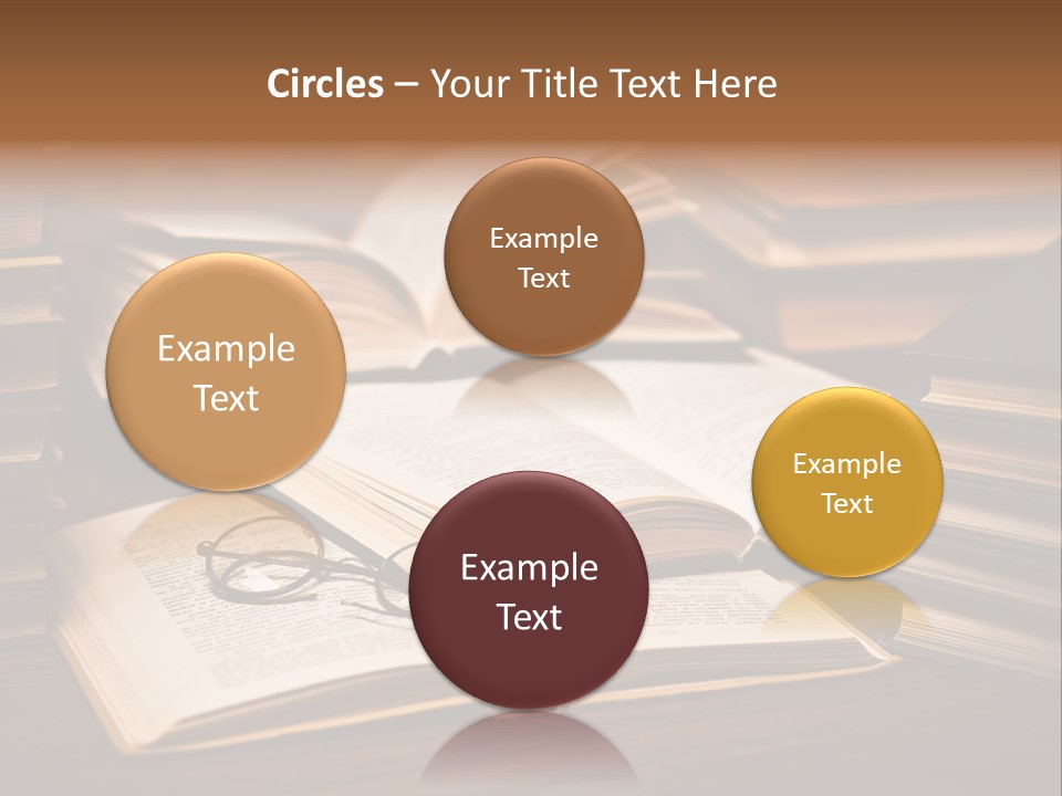 Stack Glasses Wisdom PowerPoint Template