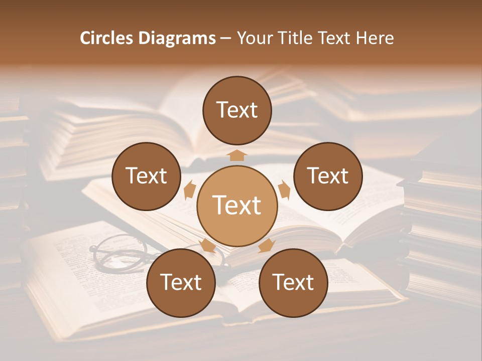 Stack Glasses Wisdom PowerPoint Template