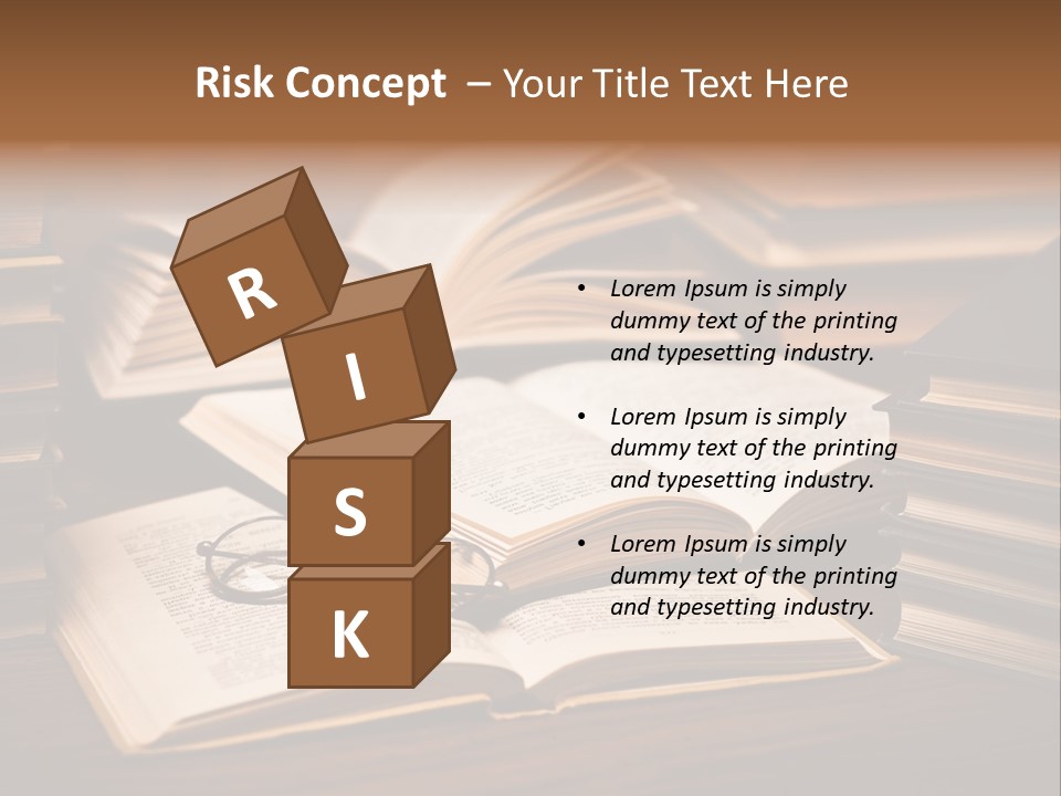 Stack Glasses Wisdom PowerPoint Template