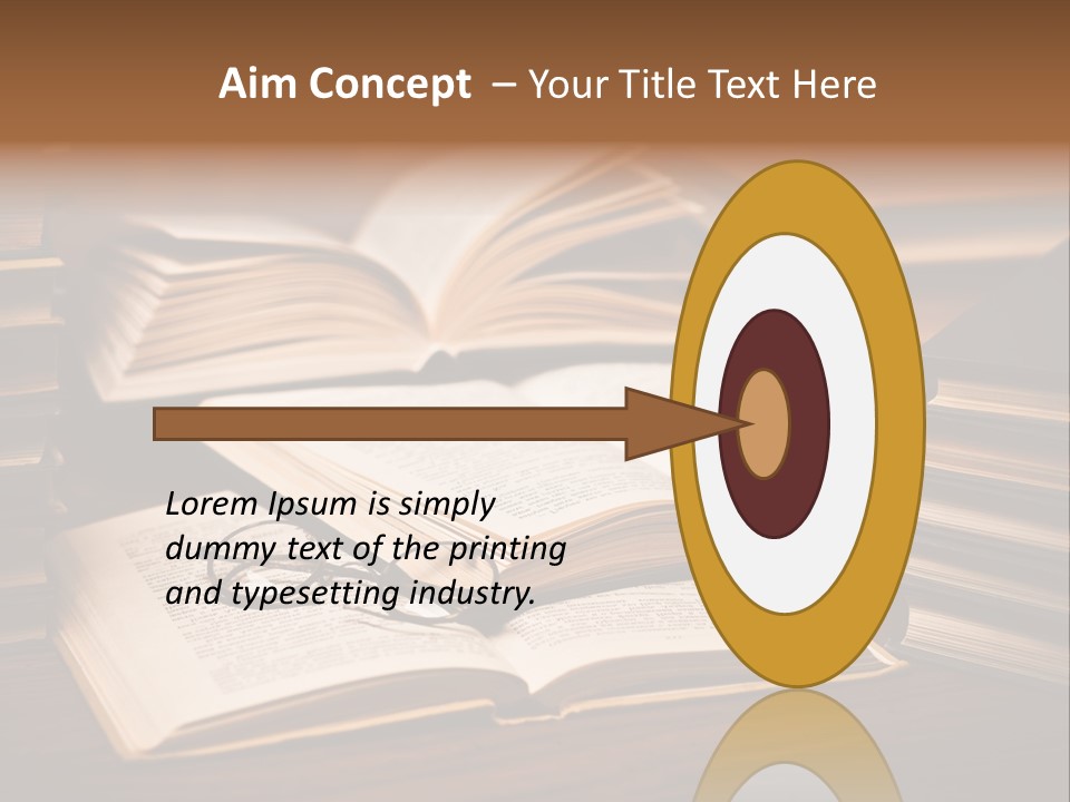 Stack Glasses Wisdom PowerPoint Template