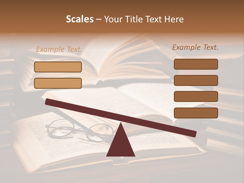 Stack Glasses Wisdom PowerPoint Template