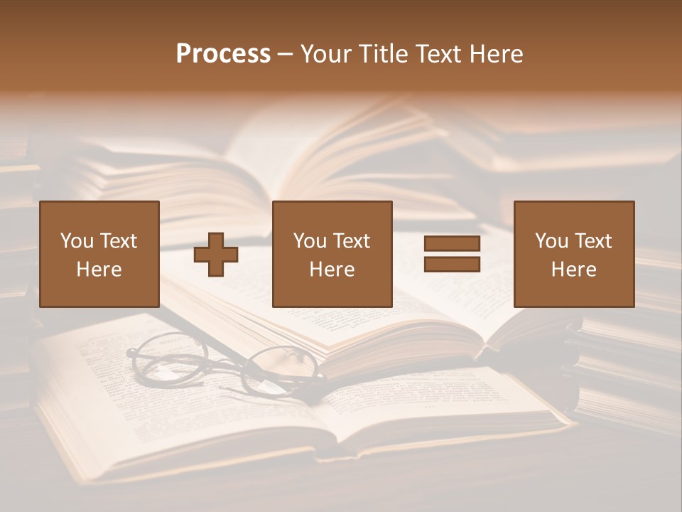 Stack Glasses Wisdom PowerPoint Template