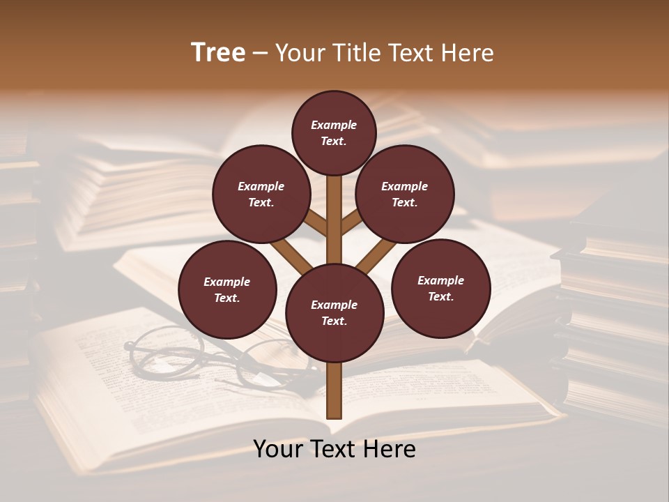 Stack Glasses Wisdom PowerPoint Template