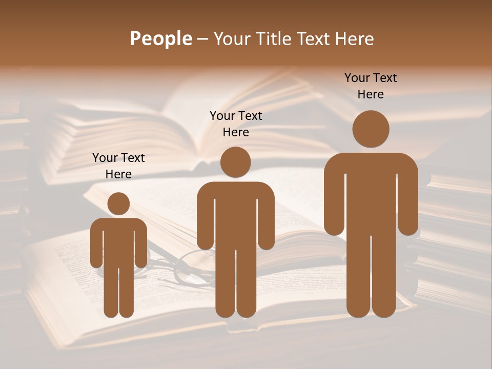 Stack Glasses Wisdom PowerPoint Template