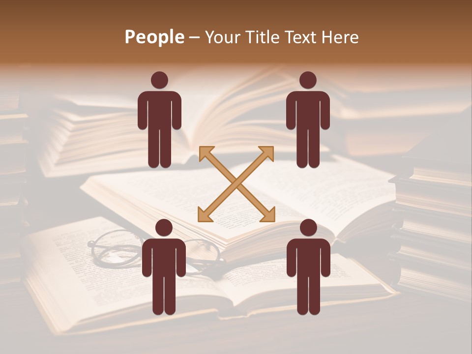 Stack Glasses Wisdom PowerPoint Template