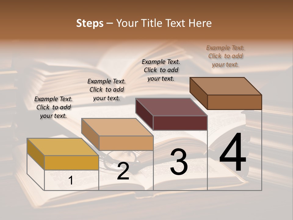 Stack Glasses Wisdom PowerPoint Template