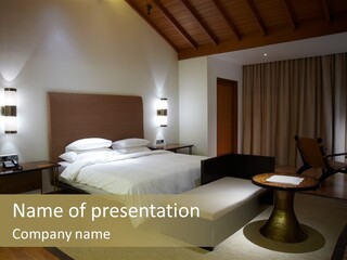 Pillow Bed Suite PowerPoint Template