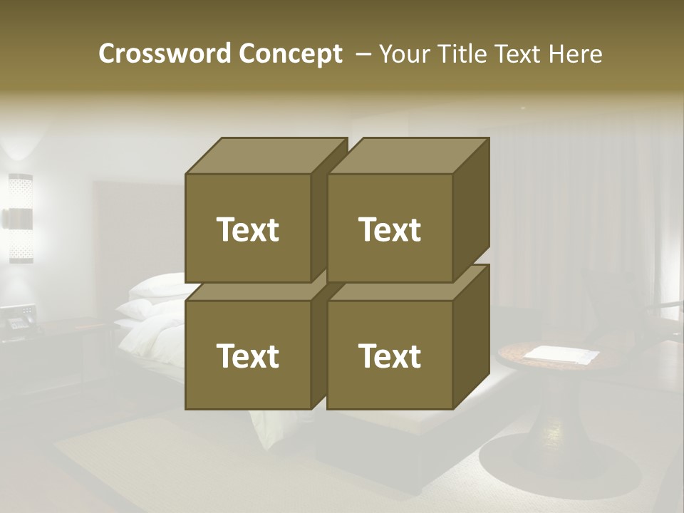 Pillow Bed Suite PowerPoint Template
