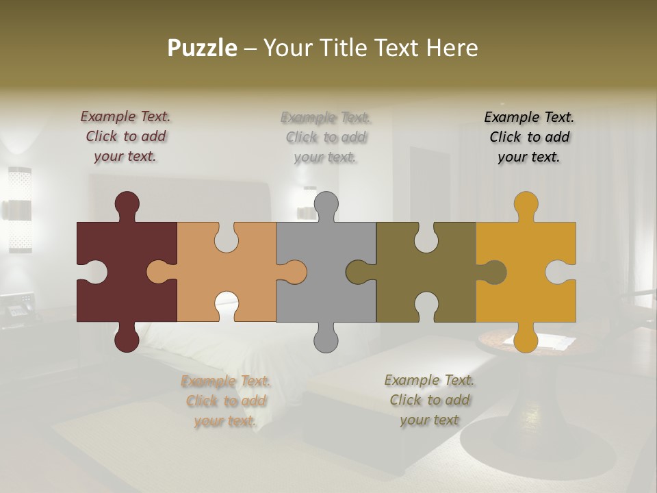 Pillow Bed Suite PowerPoint Template