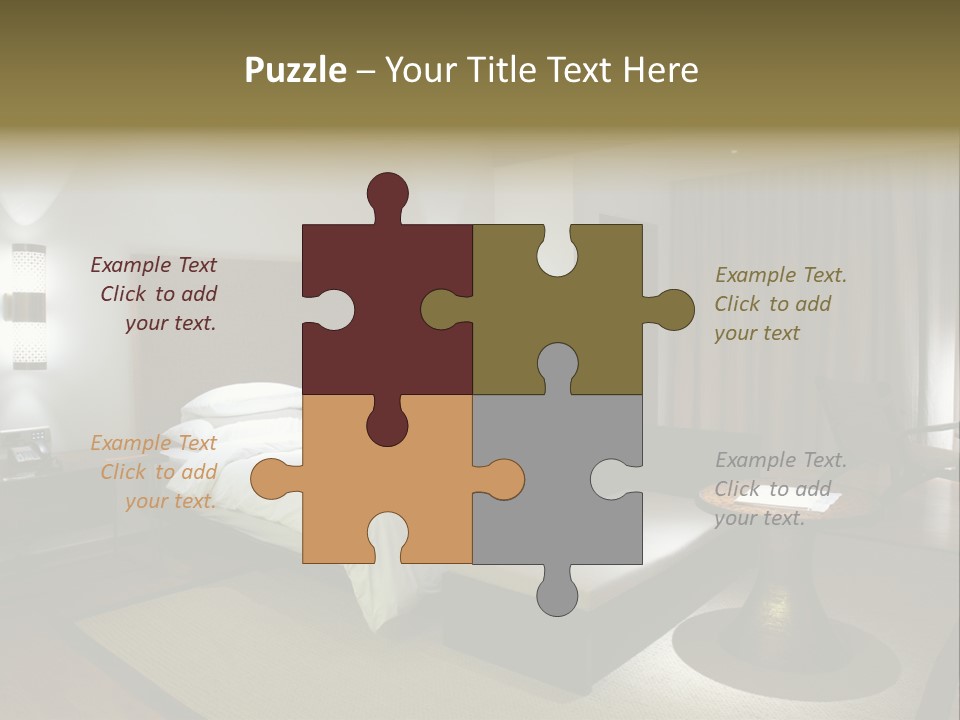 Pillow Bed Suite PowerPoint Template