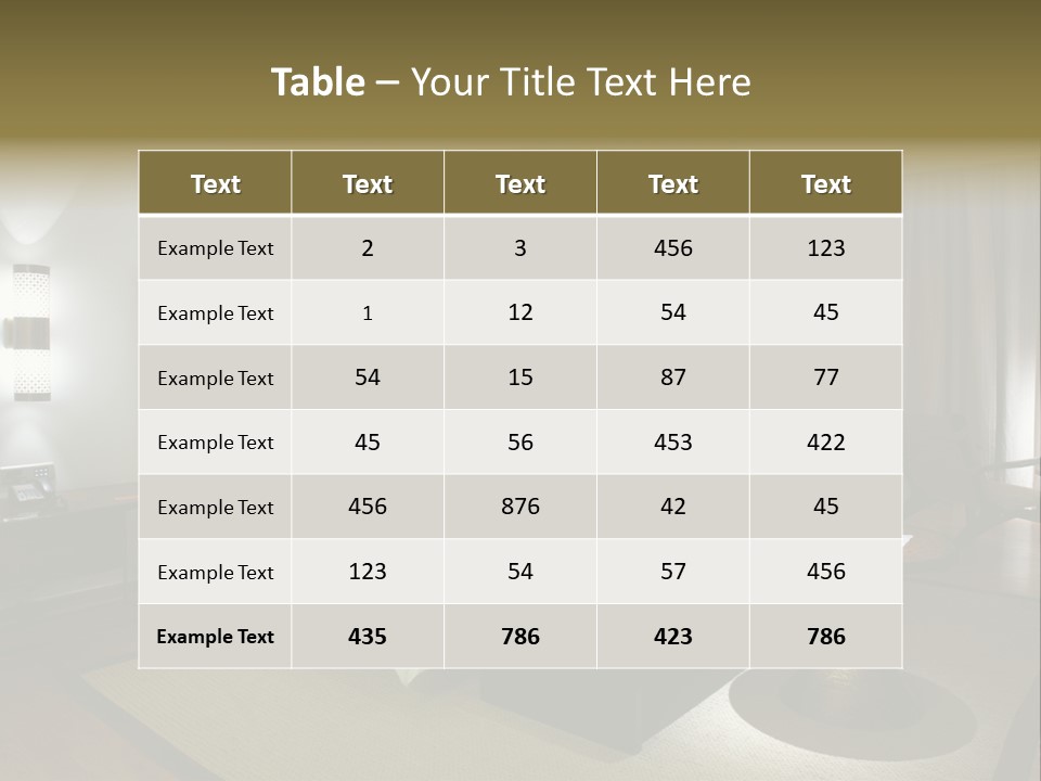Pillow Bed Suite PowerPoint Template