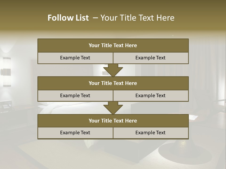 Pillow Bed Suite PowerPoint Template