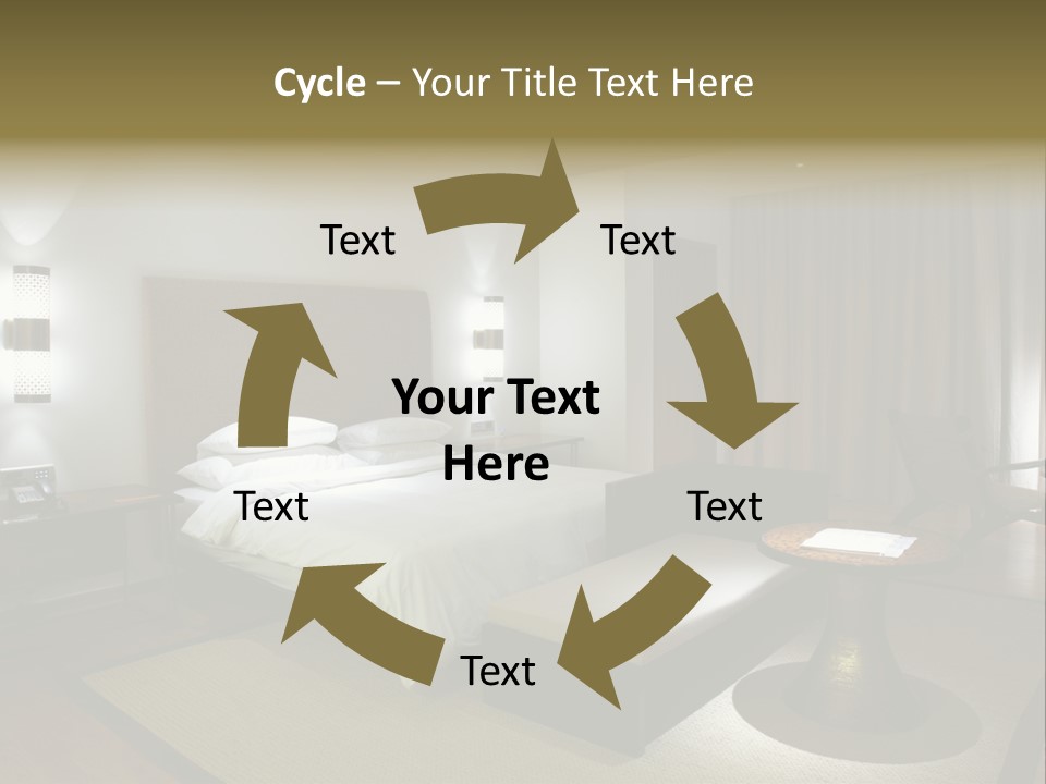 Pillow Bed Suite PowerPoint Template