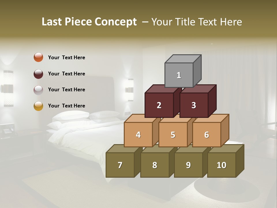 Pillow Bed Suite PowerPoint Template