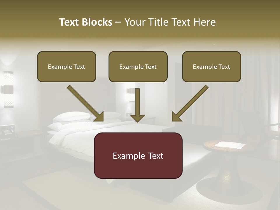 Pillow Bed Suite PowerPoint Template