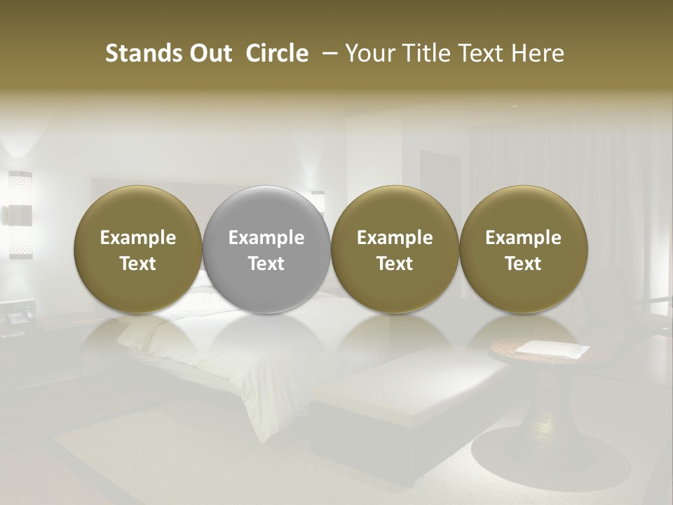 Pillow Bed Suite PowerPoint Template