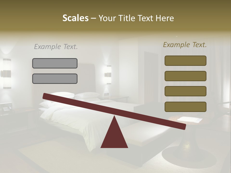 Pillow Bed Suite PowerPoint Template
