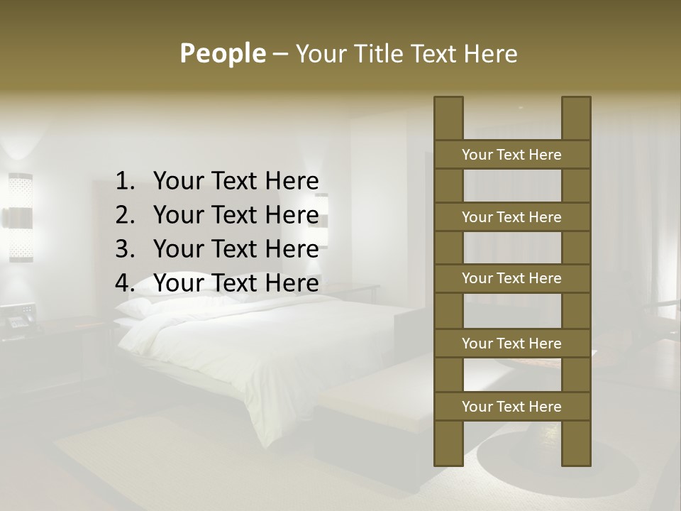 Pillow Bed Suite PowerPoint Template