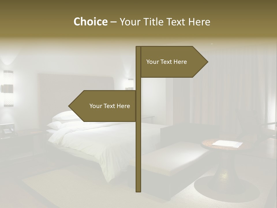 Pillow Bed Suite PowerPoint Template