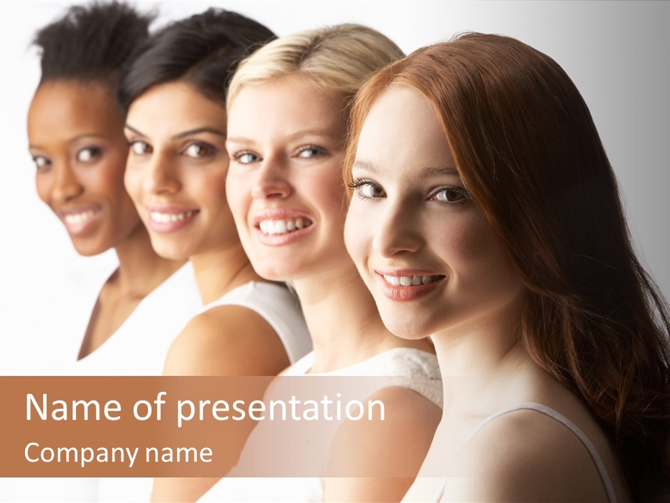 Selective Standing Depth Of Field PowerPoint Template