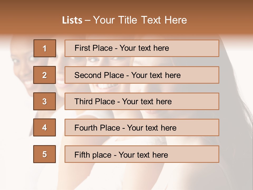 Selective Standing Depth Of Field PowerPoint Template