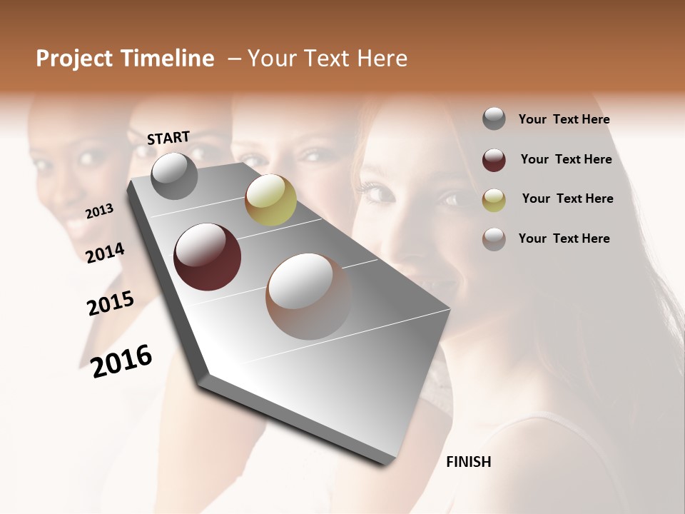 Selective Standing Depth Of Field PowerPoint Template