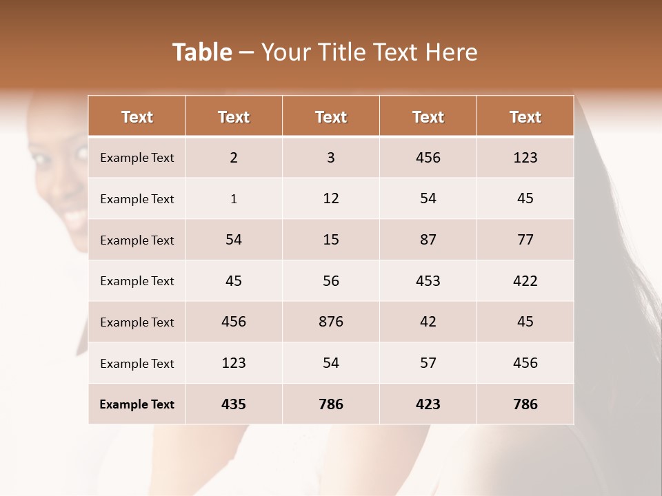 Selective Standing Depth Of Field PowerPoint Template