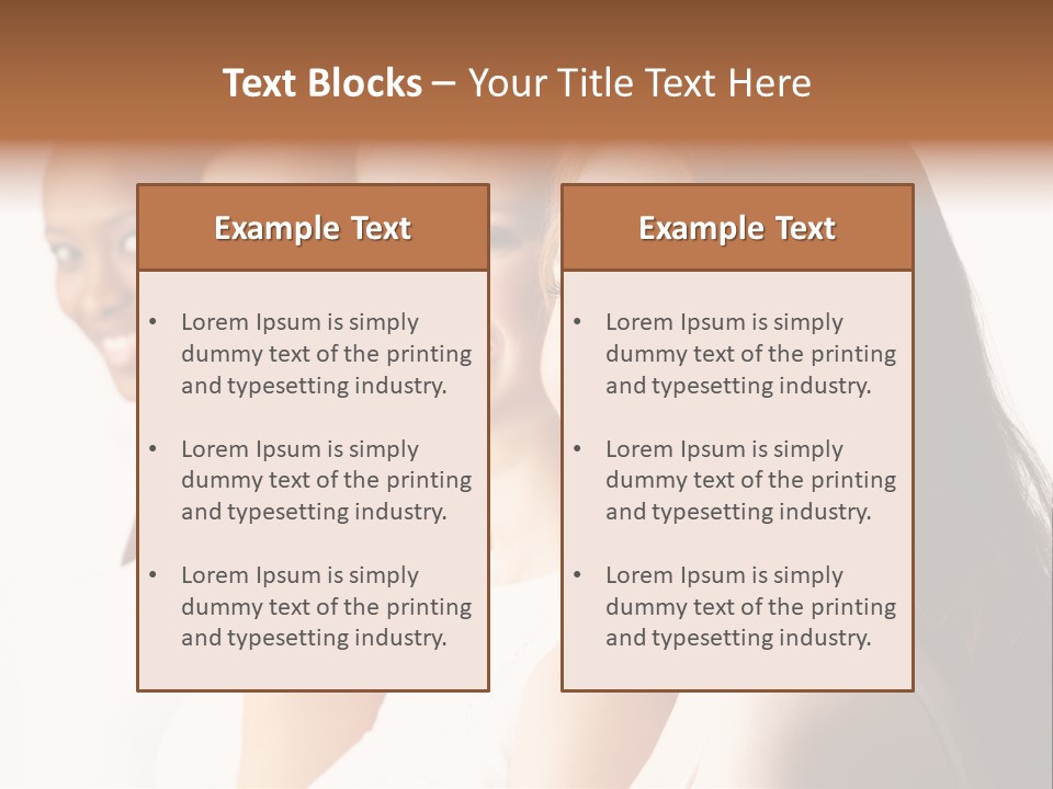 Selective Standing Depth Of Field PowerPoint Template