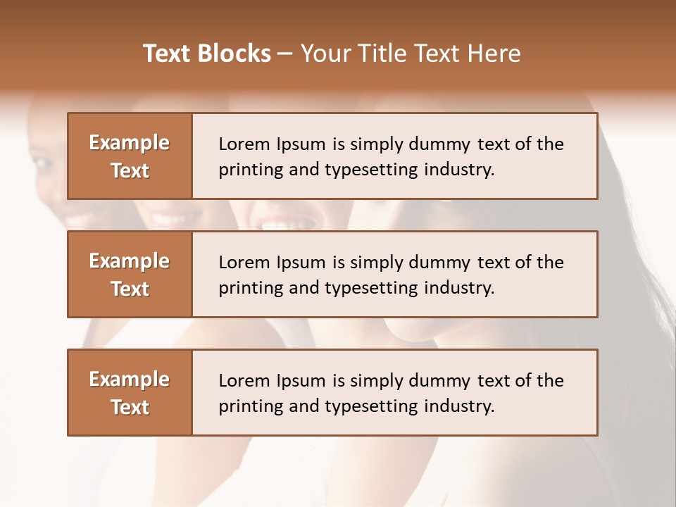 Selective Standing Depth Of Field PowerPoint Template