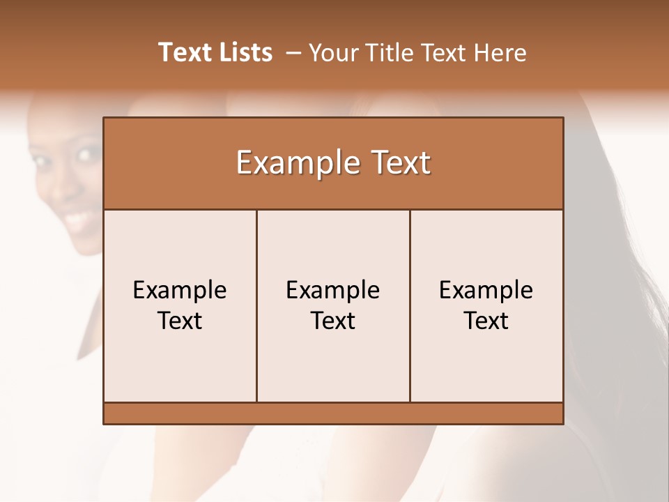 Selective Standing Depth Of Field PowerPoint Template