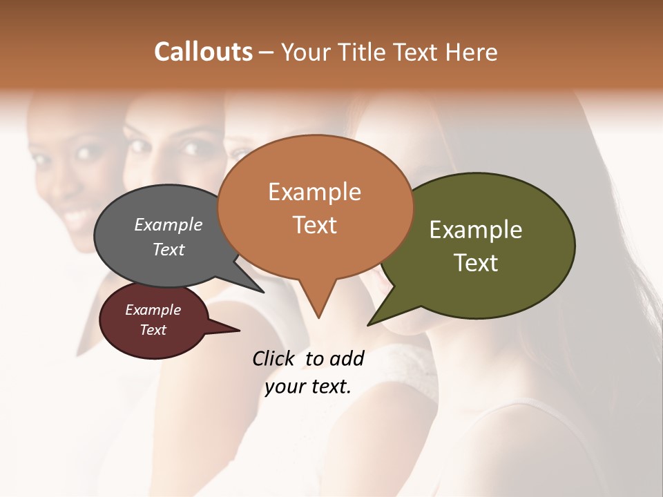 Selective Standing Depth Of Field PowerPoint Template