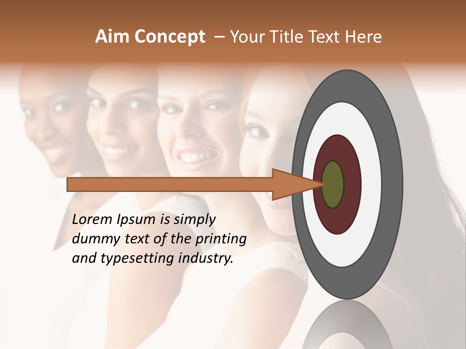 Selective Standing Depth Of Field PowerPoint Template