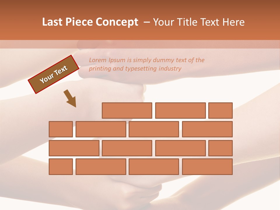 Help Team Togetherness PowerPoint Template