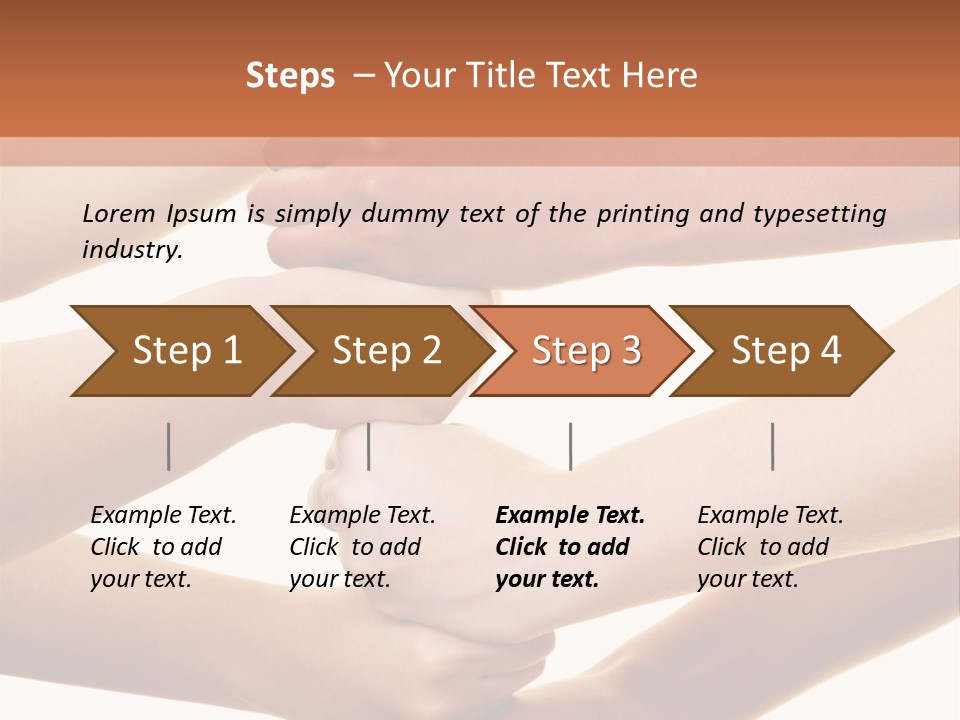 Help Team Togetherness PowerPoint Template