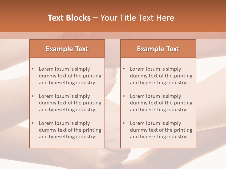 Help Team Togetherness PowerPoint Template