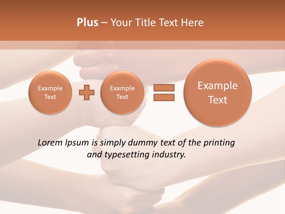Help Team Togetherness PowerPoint Template