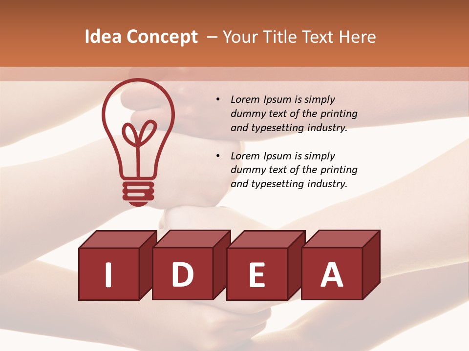 Help Team Togetherness PowerPoint Template