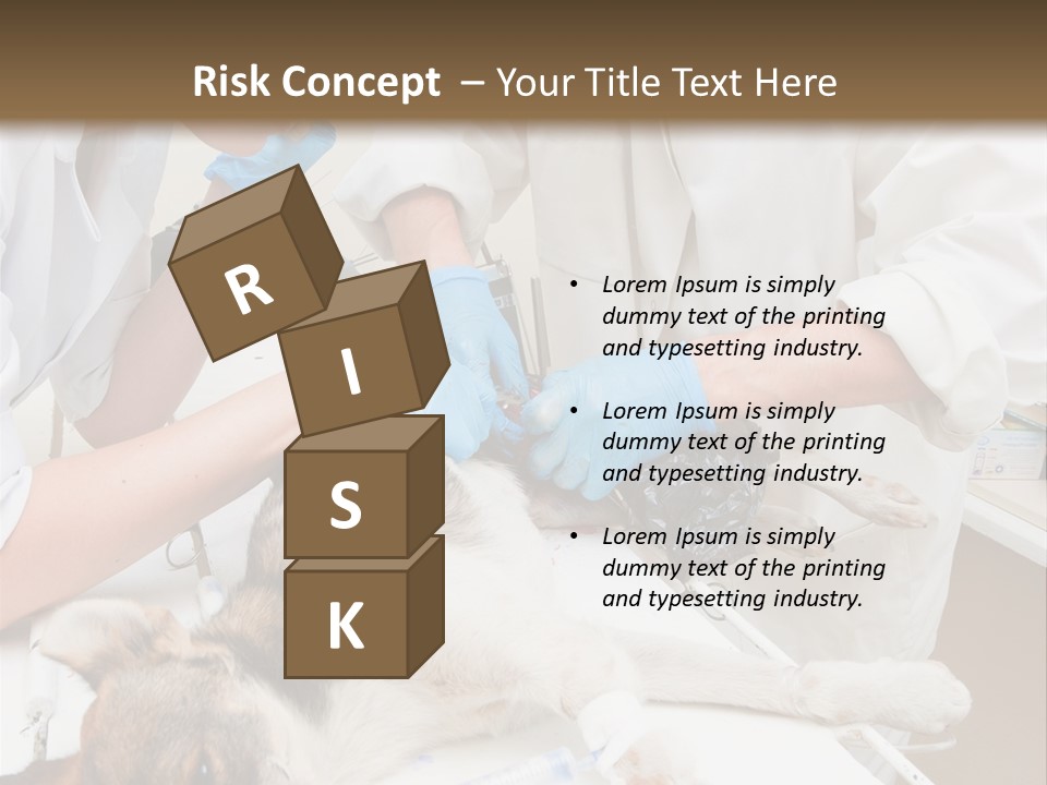 Veterinary Surgery Sterile PowerPoint Template